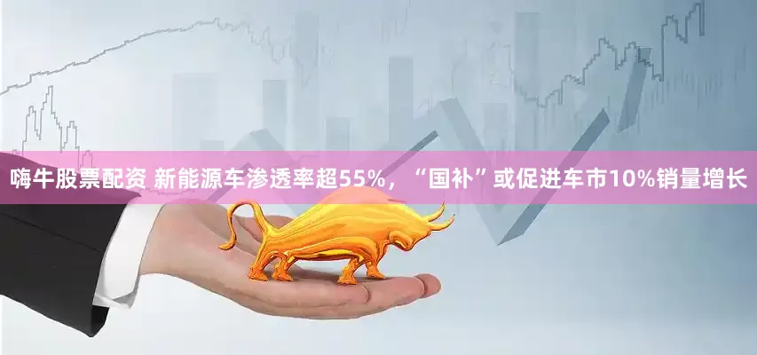 嗨牛股票配资 新能源车渗透率超55%,“国补”或促进车市10%销量增长